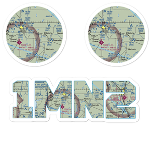 Hay Acres Airport (1MN2) VFR Sectional Sticker Pack