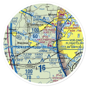 Molnau Airpark (1MN5) VFR Sectional Sticker (20 mile)