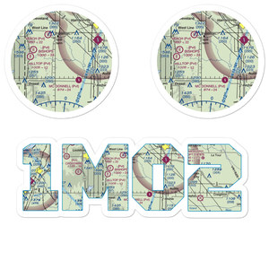 Hart Airport (1MO2) VFR Sectional Sticker Pack