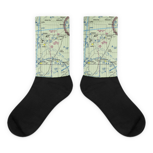 Longwood Mfg Corp Airport (1MO4) VFR Sectional Socks