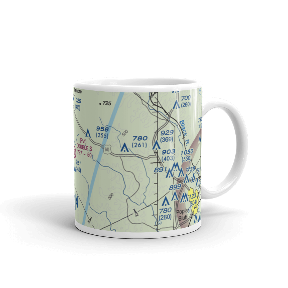 Double S Ranch Airport (1MO6) VFR Sectional  Mug 