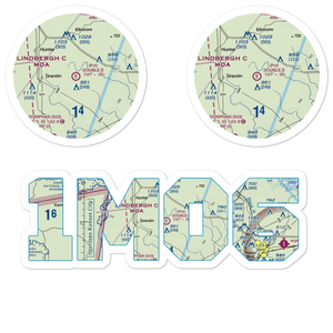 Double S Ranch Airport (1MO6) VFR Sectional Sticker Pack