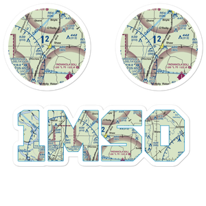 Tapley Airport (1MS0) VFR Sectional Sticker Pack