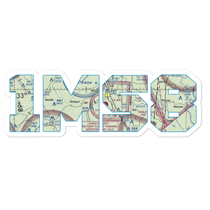 Columbus Air Force Base Aux Field Airfield (1MS8) VFR Sectional Sticker