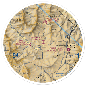 Bobcat Field (1MT6) VFR Sectional Sticker (30 mile)
