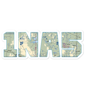 Gienger/Box Bar Ranch Airport (1NA5) VFR Sectional Sticker