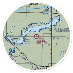 Preszler Airstrip (1NA8) VFR Sectional Sticker (20 mile)