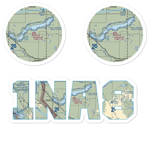 Preszler Airstrip (1NA8) VFR Sectional Sticker Pack