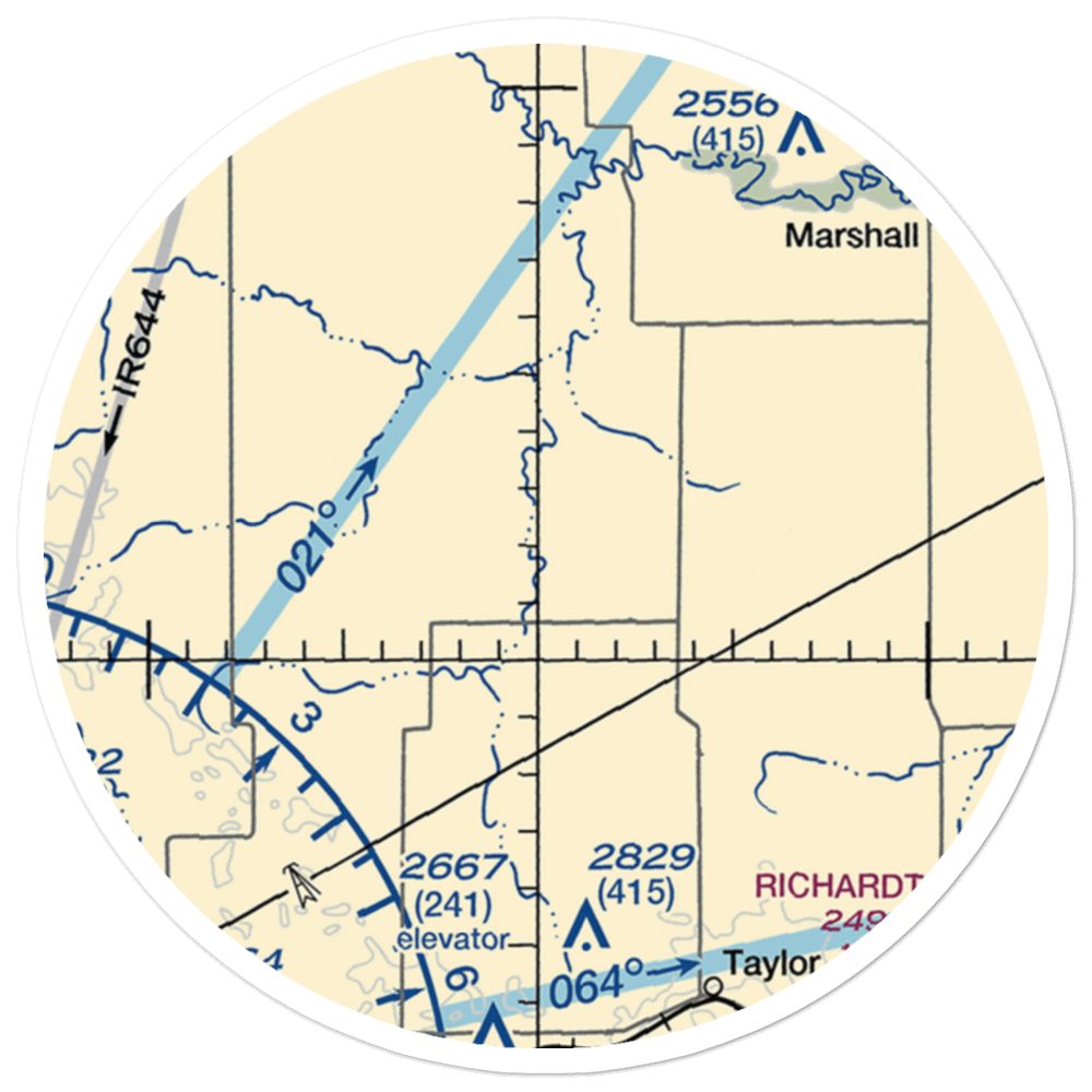 Myran Airstrip (1NA9) VFR Sectional Sticker (20 mile) 