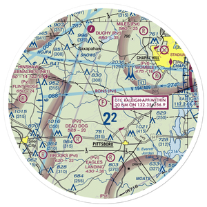 Ron's Ultralight Field (1NC1) VFR Sectional Sticker (30 mile)