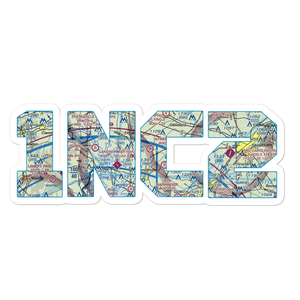 Atwell Airport (1NC2) VFR Sectional Sticker
