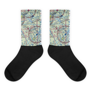 Lonesome Field (1NC8) VFR Sectional Socks