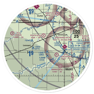 Andvik Airport (1ND3) VFR Sectional Sticker (30 mile)