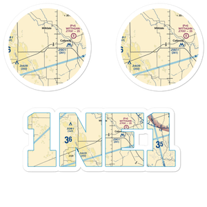 Paul Ridder Ranch Airport (1NE1) VFR Sectional Sticker Pack
