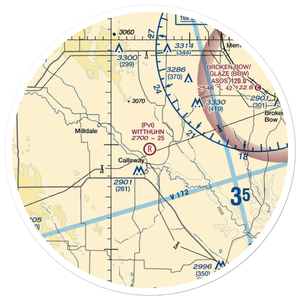 Witthuhn Airport (1NE2) VFR Sectional Sticker (30 mile)