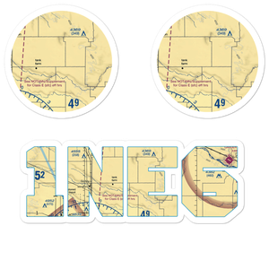 Miller Airstrip (1NE6) VFR Sectional Sticker Pack