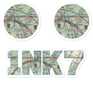 Boonville Inc Airport (1NK7) VFR Sectional Sticker Pack