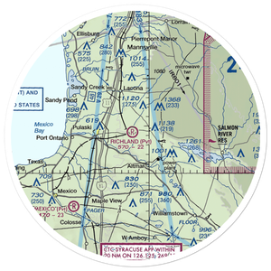 Richland Airpark (1NY3) VFR Sectional Sticker (30 mile)