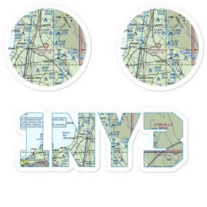 Richland Airpark (1NY3) VFR Sectional Sticker Pack