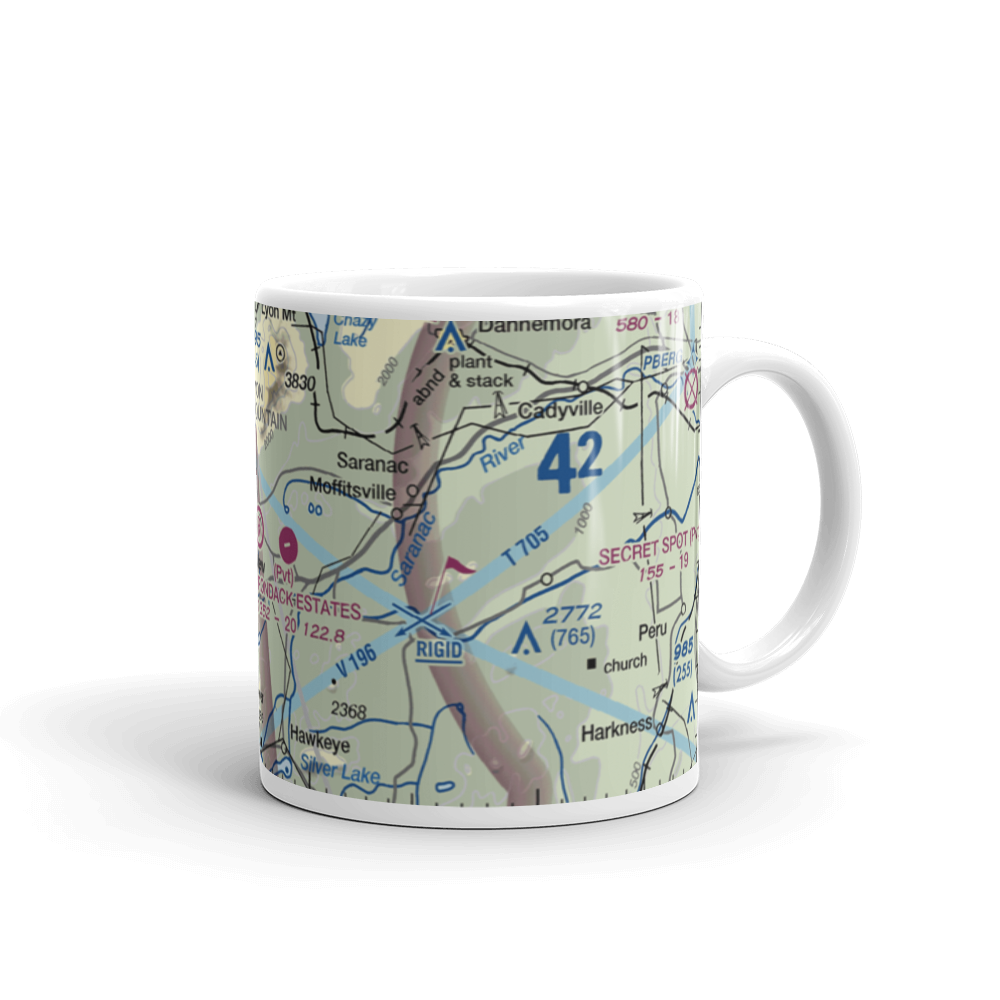High Banks Farm Landing Area Airport (1NY4) VFR Sectional  Mug 