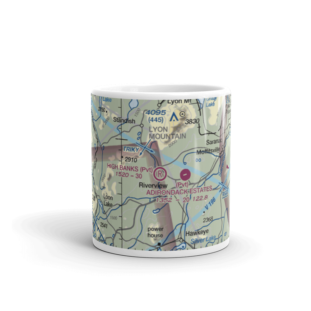 High Banks Farm Landing Area Airport (1NY4) VFR Sectional  Mug 
