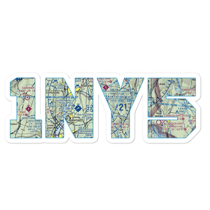 Sherman Field (1NY5) VFR Sectional Sticker