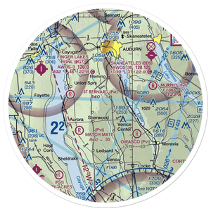 Killian Airfield (1NY8) VFR Sectional Sticker (30 mile)
