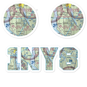 Killian Airfield (1NY8) VFR Sectional Sticker Pack