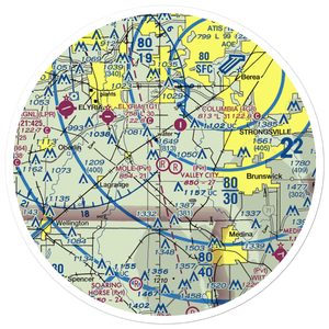 Mole Airport (1OA2) VFR Sectional Sticker (30 mile)