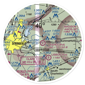 Kepes Flying Field (1OA4) VFR Sectional Sticker (20 mile)