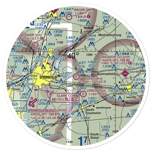 Kepes Flying Field (1OA4) VFR Sectional Sticker (30 mile)