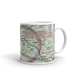 Lewis Airport (1OH9) VFR Sectional  Mug