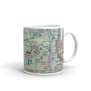 Dave's Place Airport (1OK1) VFR Sectional  Mug