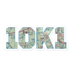 Dave's Place Airport (1OK1) VFR Sectional Sticker