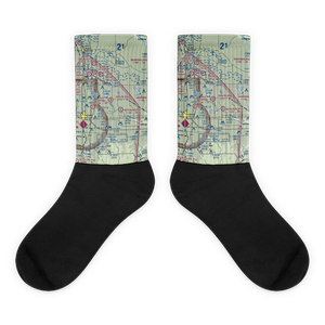 Wolfe Field Airport (1OK3) VFR Sectional Socks