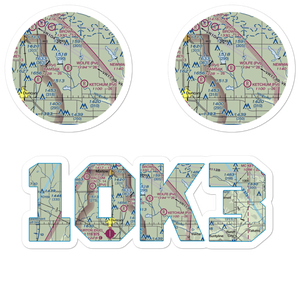 Wolfe Field Airport (1OK3) VFR Sectional Sticker Pack