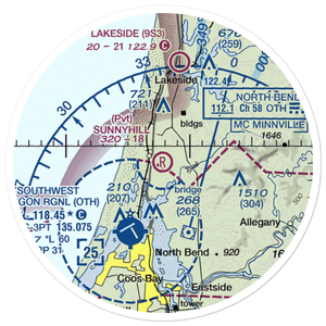 Sunnyhill Airport (1OR0) VFR Sectional Sticker (20 mile)