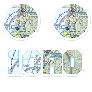Sunnyhill Airport (1OR0) VFR Sectional Sticker Pack