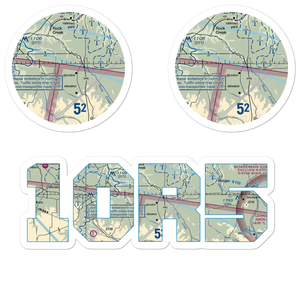 Reed Airport (1OR5) VFR Sectional Sticker Pack