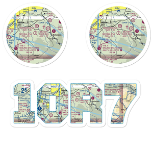 Skyhill Airport (1OR7) VFR Sectional Sticker Pack