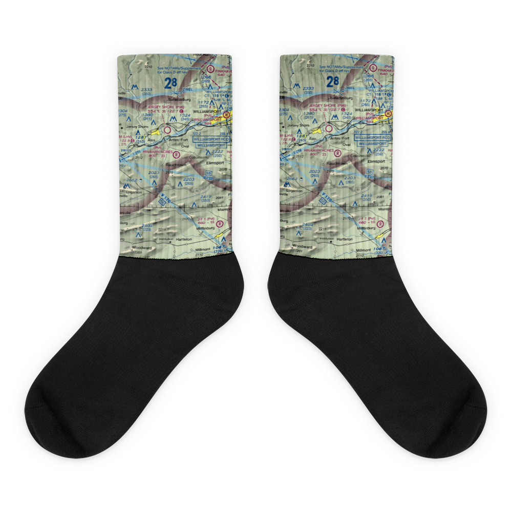 Hinaman Acres Airport (1PA0) VFR Sectional Socks 
