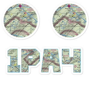Wagner Airport (1PA4) VFR Sectional Sticker Pack