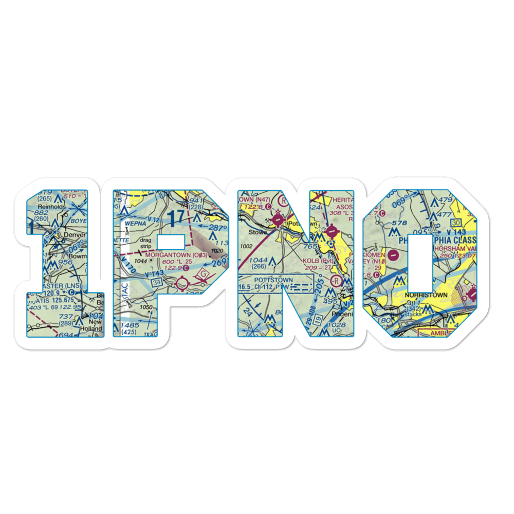 Bentley Airport (1PN0) VFR Sectional Sticker 