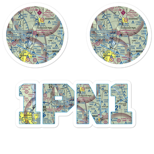 Napodano Airport (1PN1) VFR Sectional Sticker Pack