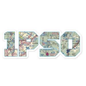 Ickes Airport (1PS0) VFR Sectional Sticker