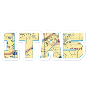 Two Leggs Airport (1TA5) VFR Sectional Sticker