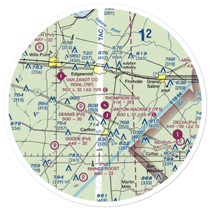 Thompson Field (1TA7) VFR Sectional Sticker (30 mile)