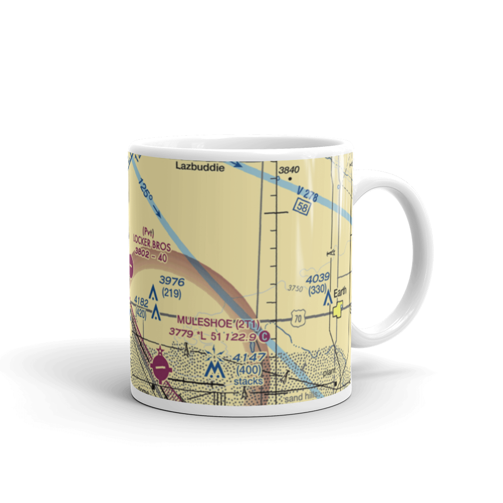 Locker Brothers Airport (1TE0) VFR Sectional  Mug 