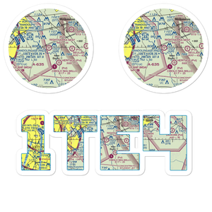 Zuehl Airport (1TE4) VFR Sectional Sticker Pack