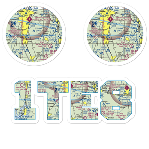 Kahuna Bay Airport (1TE8) VFR Sectional Sticker Pack